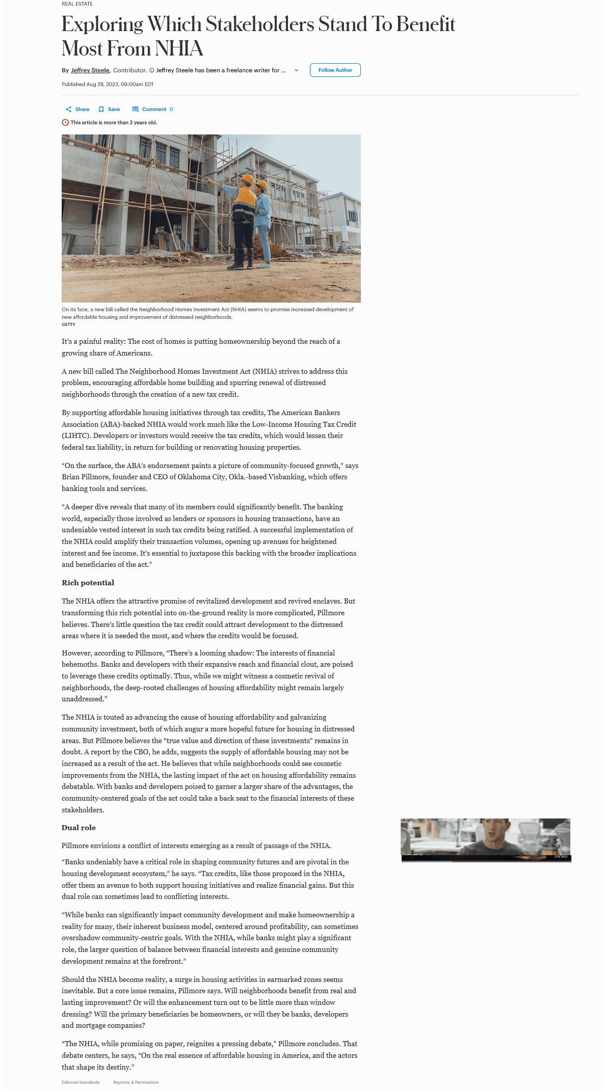 Exploring Which Stakeholders Stand To Benefit Most From NHIA